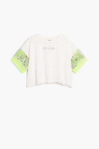 Short-Sleeved Sequin T-Shirt