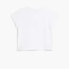 Short-Sleeved T-Shirt Embroidered Flowers