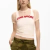 Short-Sleeved T-Shirt with Message Short-Sleeved T-Shirt with Message