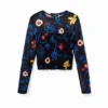 Short Slim Floral T-Shirt
