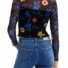 Short Slim Floral T-Shirt