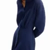 Short Textured Shirt Dress Short Textured Shirt Dress