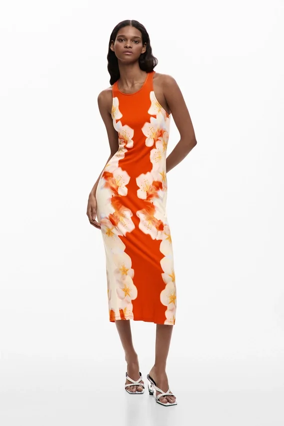 Side Flowers Dress Side Flowers Dress