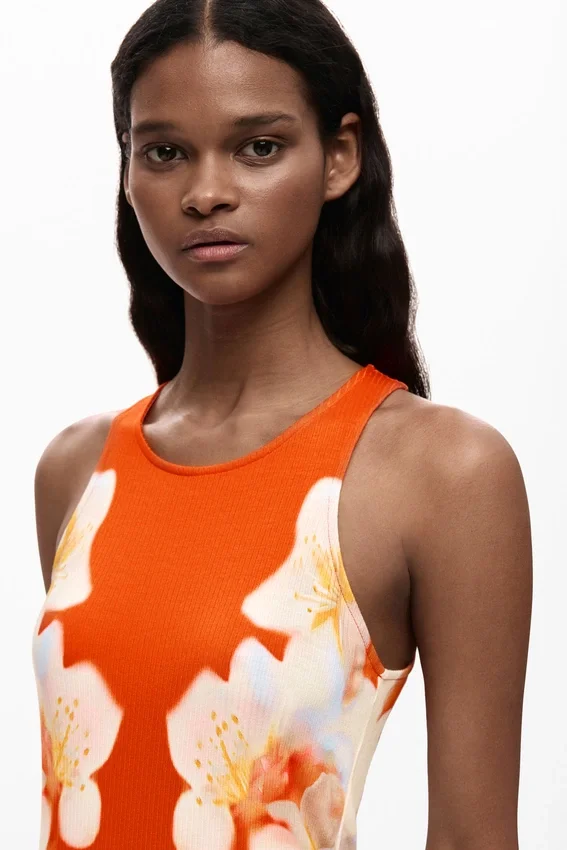 Side Flowers Dress Side Flowers Dress