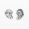 Silver-Plated Shell Earrings Zalio