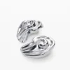 Silver-Plated Shell Earrings Zalio