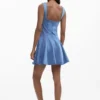 Skater Dress Denim Effect Skater Dress Denim Effect
