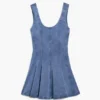 Skater Dress Denim Effect Skater Dress Denim Effect