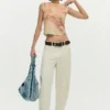 Sleeveless Knit T-Shirt Sleeveless Knit T-Shirt