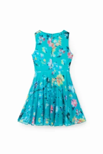 Sleeveless Out-Of-Focus Dress