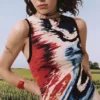 Sleeveless Printed Dress Sleeveless Printed Dress