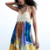 Sleeveless Printed Dress Sleeveless Printed Dress