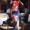 Sleeveless Printed Dress Sleeveless Printed Dress