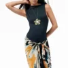 Sleeveless Printed Dress Sleeveless Printed Dress