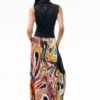 Sleeveless Printed Dress Sleeveless Printed Dress