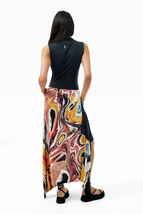 Sleeveless Printed Dress Sleeveless Printed Dress