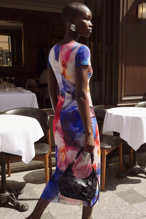 Sleeveless Printed Dress Sleeveless Printed Dress