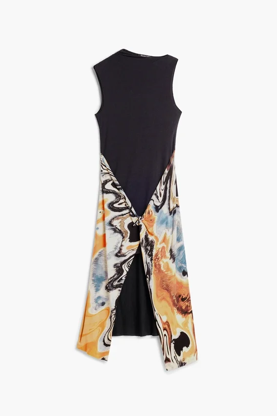 Sleeveless Printed Dress Sleeveless Printed Dress
