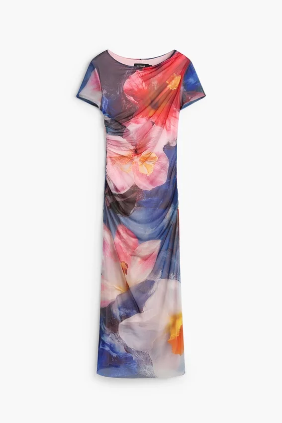 Sleeveless Printed Dress Sleeveless Printed Dress