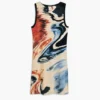 Sleeveless Printed Dress Sleeveless Printed Dress