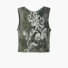 Sleeveless Printed T-Shirt