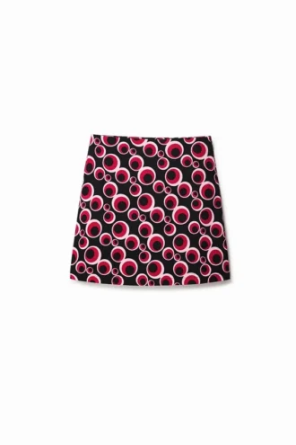 Slim Circle Miniskirt