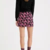 Slim Circle Miniskirt
