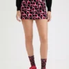Slim Circle Miniskirt