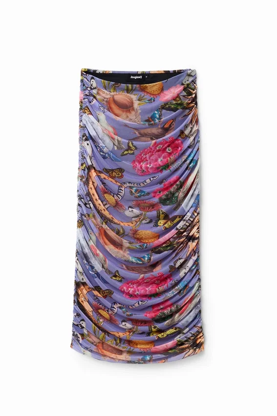 Slim Tulle Midi Skirt Slim Tulle Midi Skirt