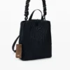 Small Backpack with Embossed Design
