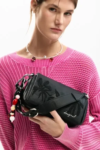 Small Bag Embossed Flowers