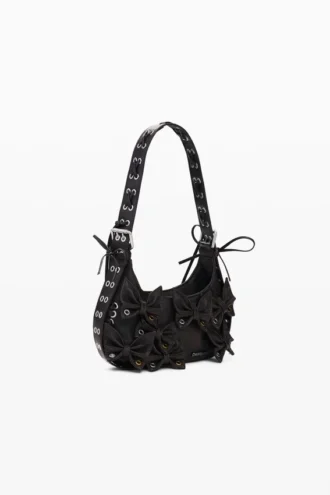 Small Bag with Butterfly Appliques