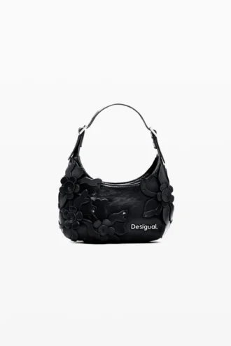 Small Bag with Flower Appliques