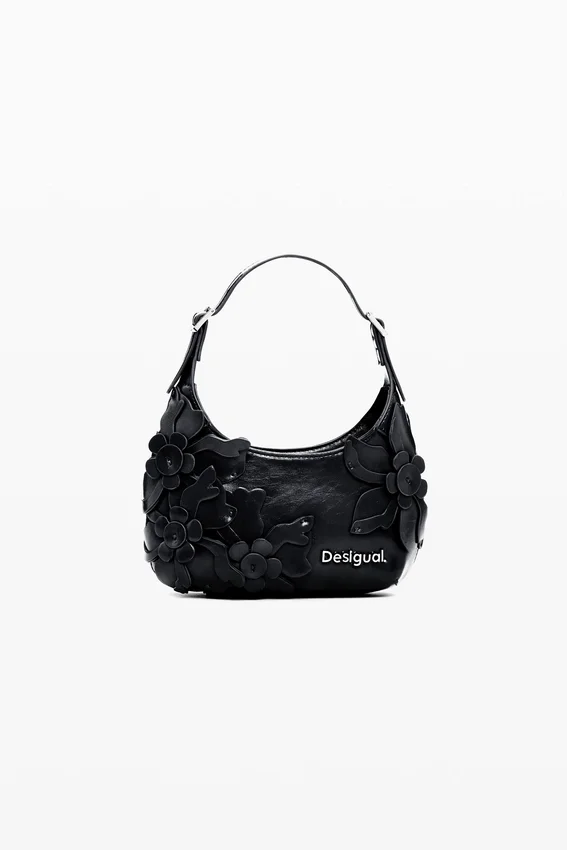 Small Bag with Flower Appliques Small Bag with Flower Appliques