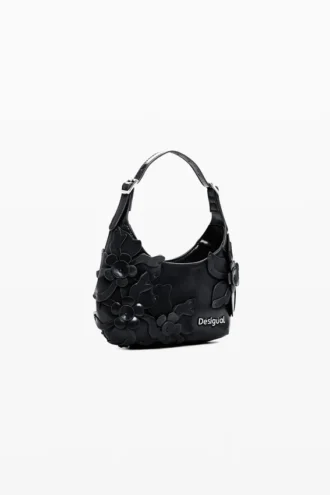 Small Bag with Flower Appliques