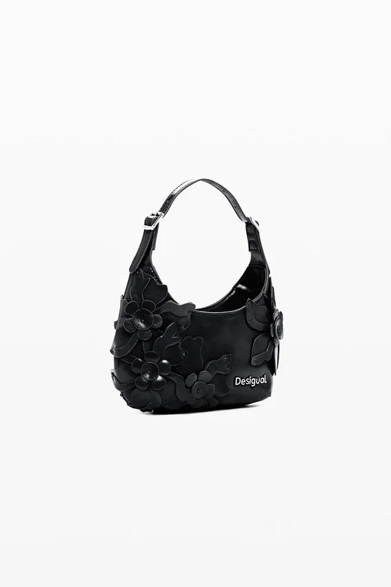 Small Bag with Flower Appliques Small Bag with Flower Appliques
