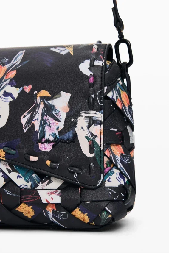 Small Braided Floral Bag Small Braided Floral Bag