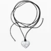 Small Crystal Heart Pendant Zalio