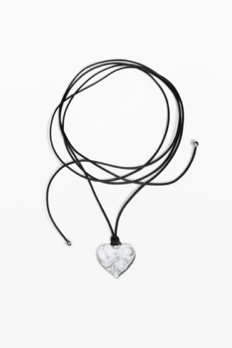 Small Crystal Heart Pendant Zalio
