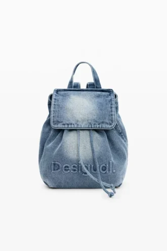 Small Denim Charms Backpack