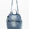 Small Denim Charms Backpack
