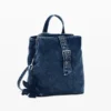 Small Denim Floral Backpack