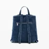 Small Denim Floral Backpack