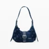 Small Denim Flower Bag