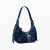 Small Denim Flower Bag