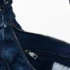 Small Denim Flower Bag