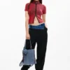 Small Denim Heart Backpack