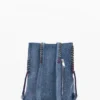 Small Denim Heart Backpack