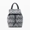 Small Denim Zigzag Backpack