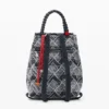 Small Denim Zigzag Backpack